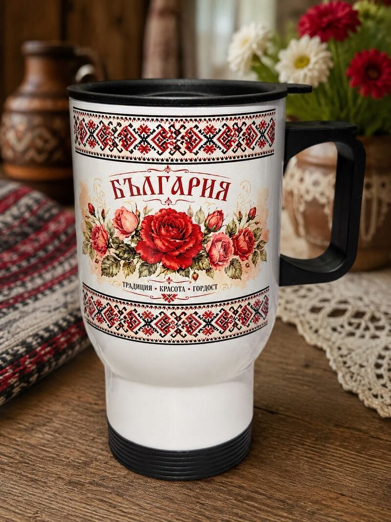 Персонализирани термо чаши с гравюра — модел 2